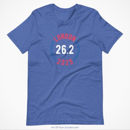 London 2025-t-shirt-heather-true-royal